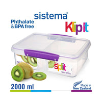 Sistema® Contenitore Accents 2 scomparti KLIP IT™