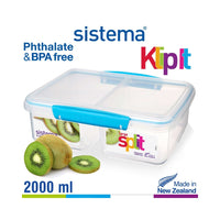 Sistema® Contenitore Accents 2 scomparti KLIP IT™