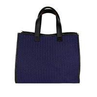 Sabrina - Borsa Tote in Pelle Stampa Intreccio - FrasiBags