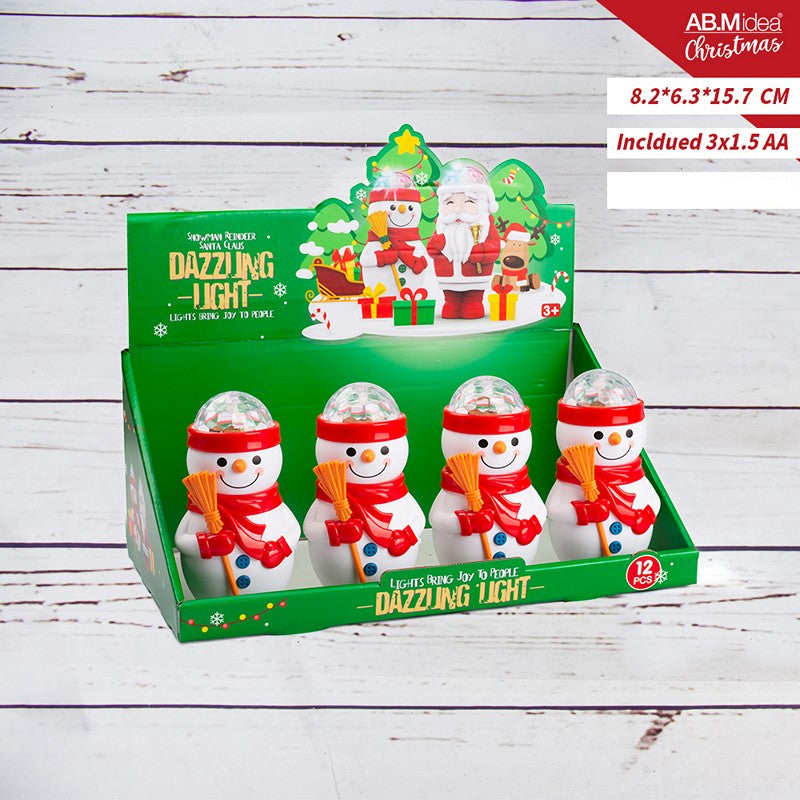 Ab.M Snow Man Flashing E Music 1pz