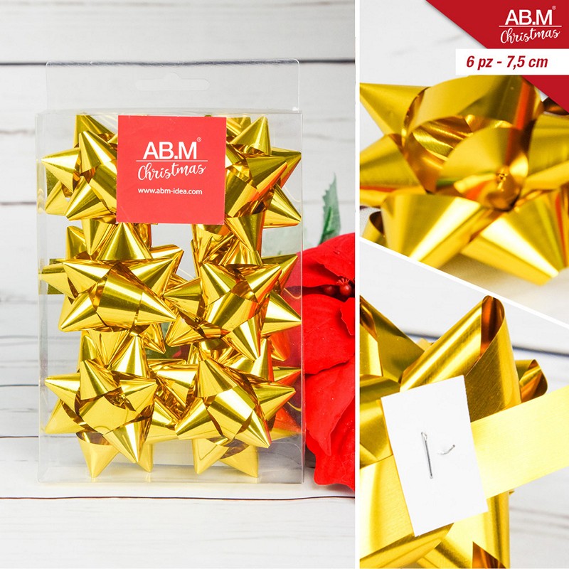 Ab.M Coccarda Cm7,5 Box 6Pz Oro